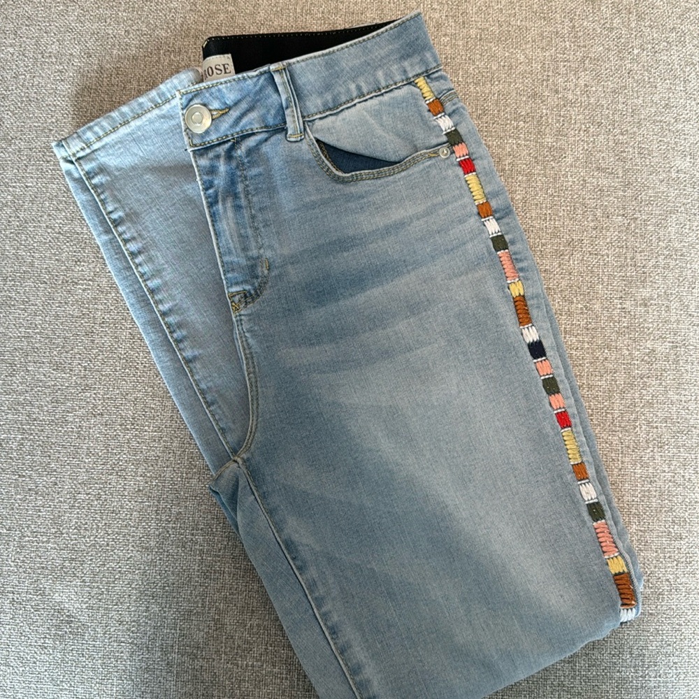 Knox Rose Pattern Jeans